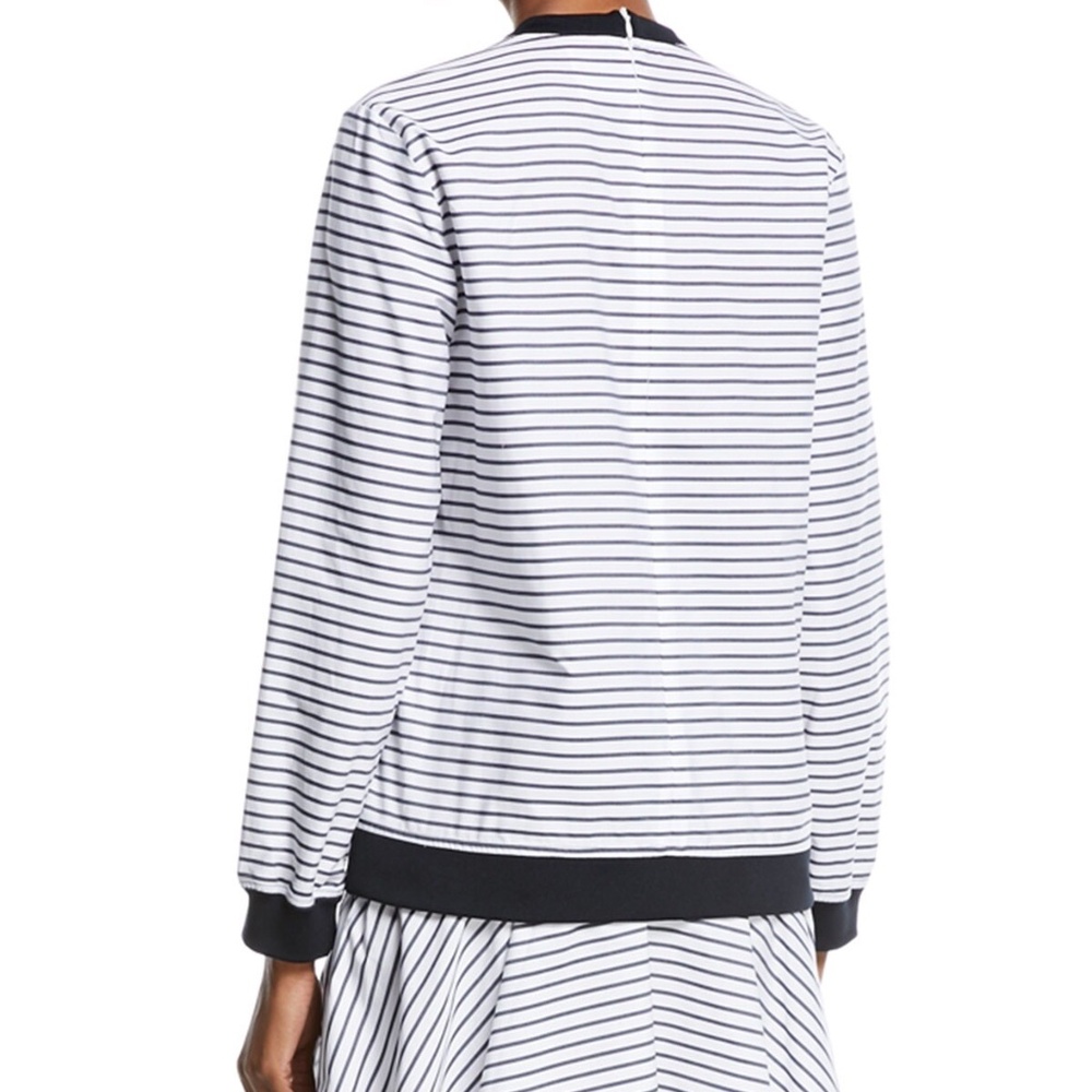 Prose & Poetry Tanner Sweatshirt Striped Dress - size L - Picture 3 of 8